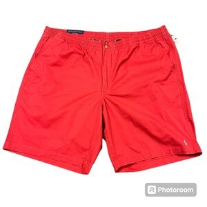 Polo Ralph Lauren Men’s Red Stretch Classic Fit Chino Shorts Sz 2XLT NWT